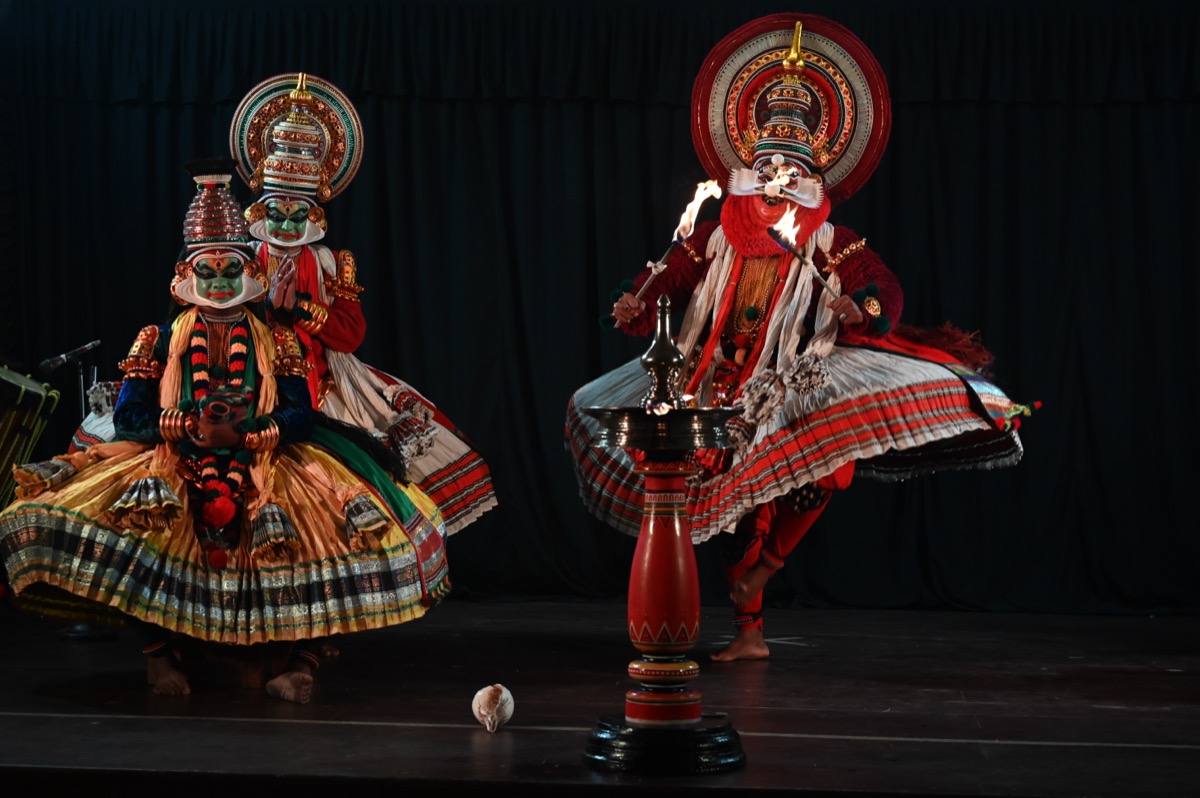 Kathakali artist